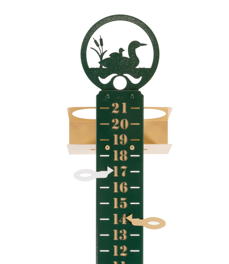 Loon Design Metal Lawn Scoreboard / Cup Holder