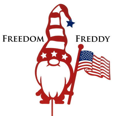 Freedom Freddy Garden Gnome