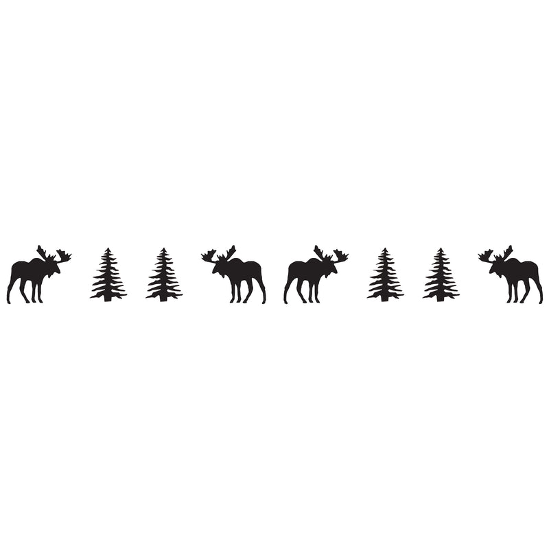 Patina Products Moose with Pine Tree Outdoor Fire Pit