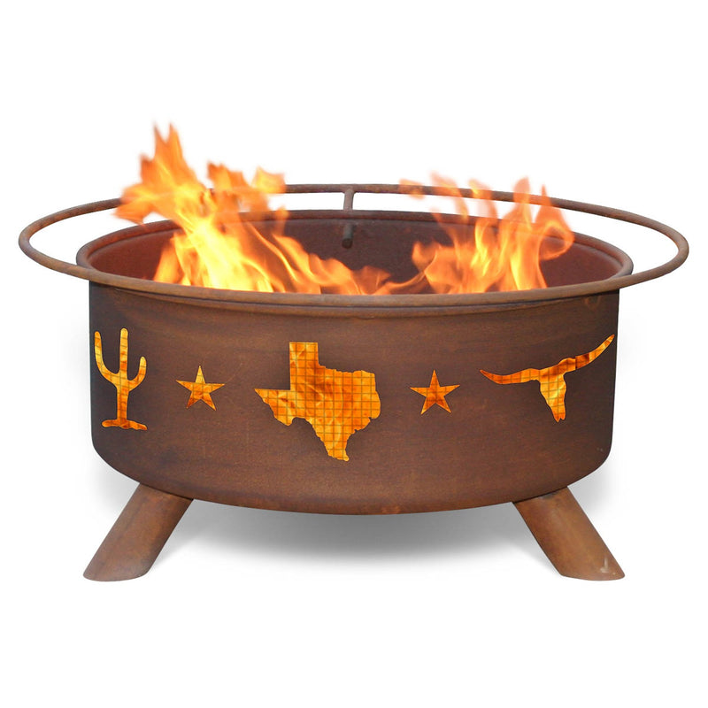 Lone Star Texas Design Outdoor Fire Pit