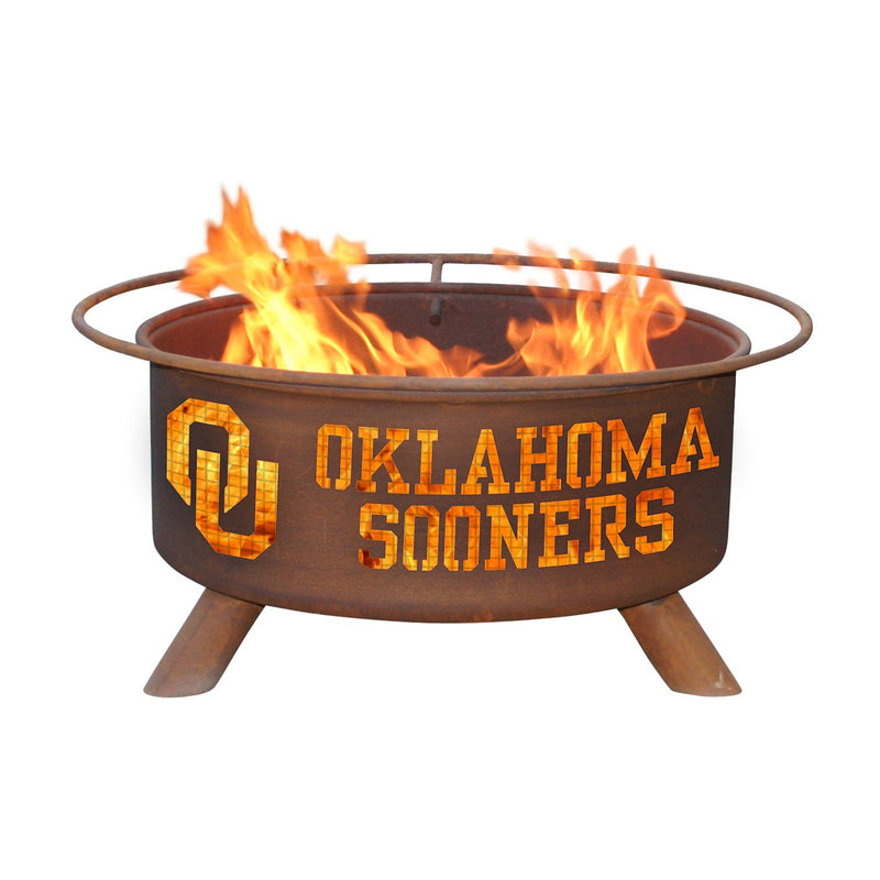 Collegiate Oklahoma Sooners Outdoor Fire Pit