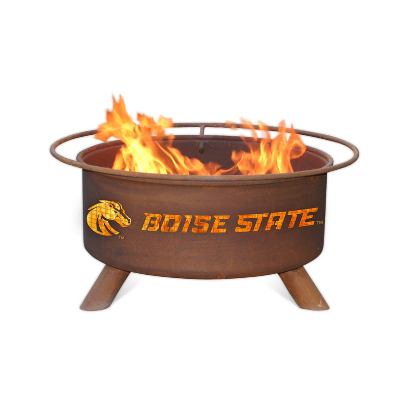 Collegiate Boise State Broncos Outdoor Fire Pit  on a white background.