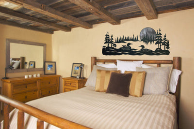 Loon Design 42 Inch Metal Wall Art
