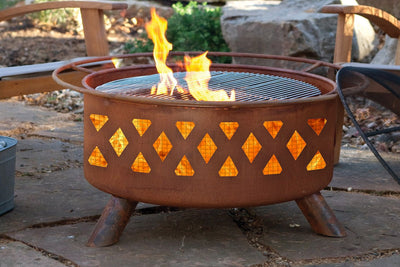 Cross Fire Design Outdoor Fire Pit