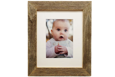 Narrow 1.5 inch Barnwood Picture Frame