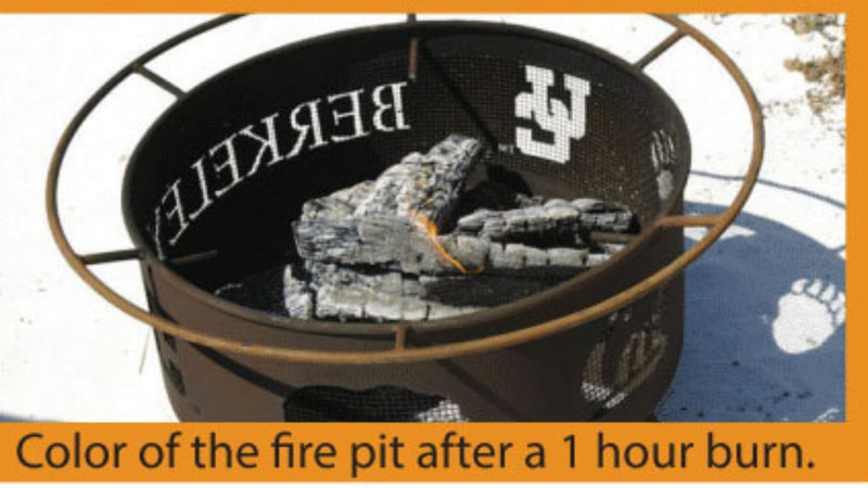 Patina Products Bear with Pine Tree Outdoor Fire Pit
