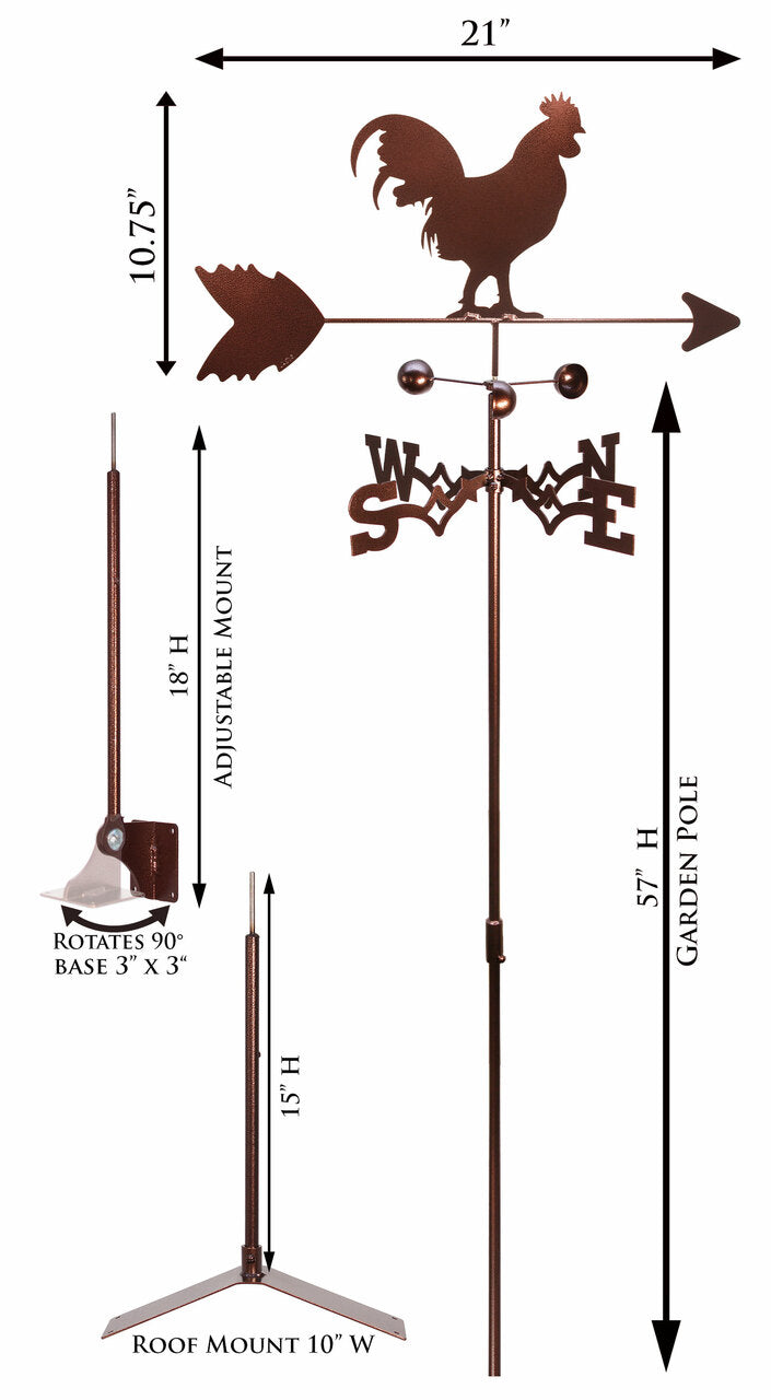 Farm Rooster Weathervane