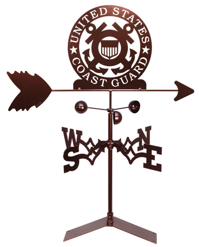 Coast Guard Design Weathervane with Roof Mount