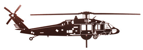 Black Hawk Helicopter Design Weathervane