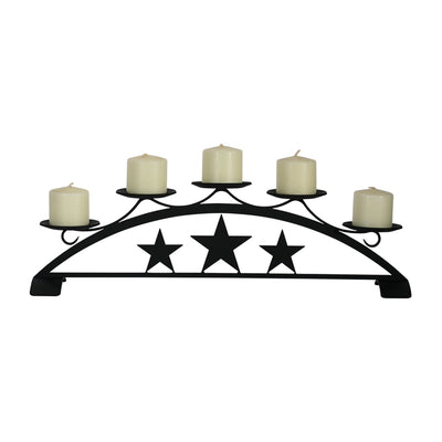 Star - Table Top Pillar Candle Holder