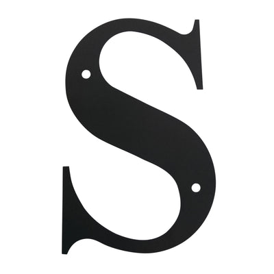 Wrought Iron Metal House Letter S