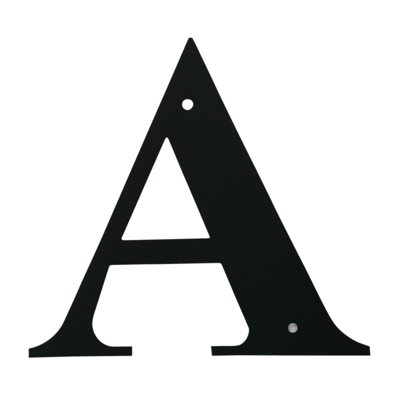 Wrought Iron Metal House Letter A