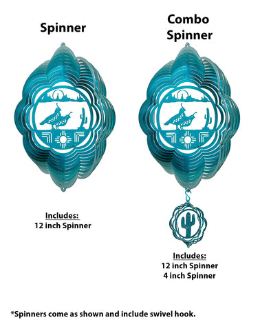Quail Design Metal Wind Spinner