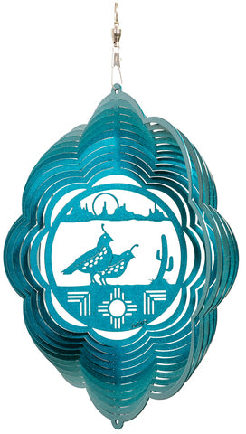 Quail Design Metal Wind Spinner