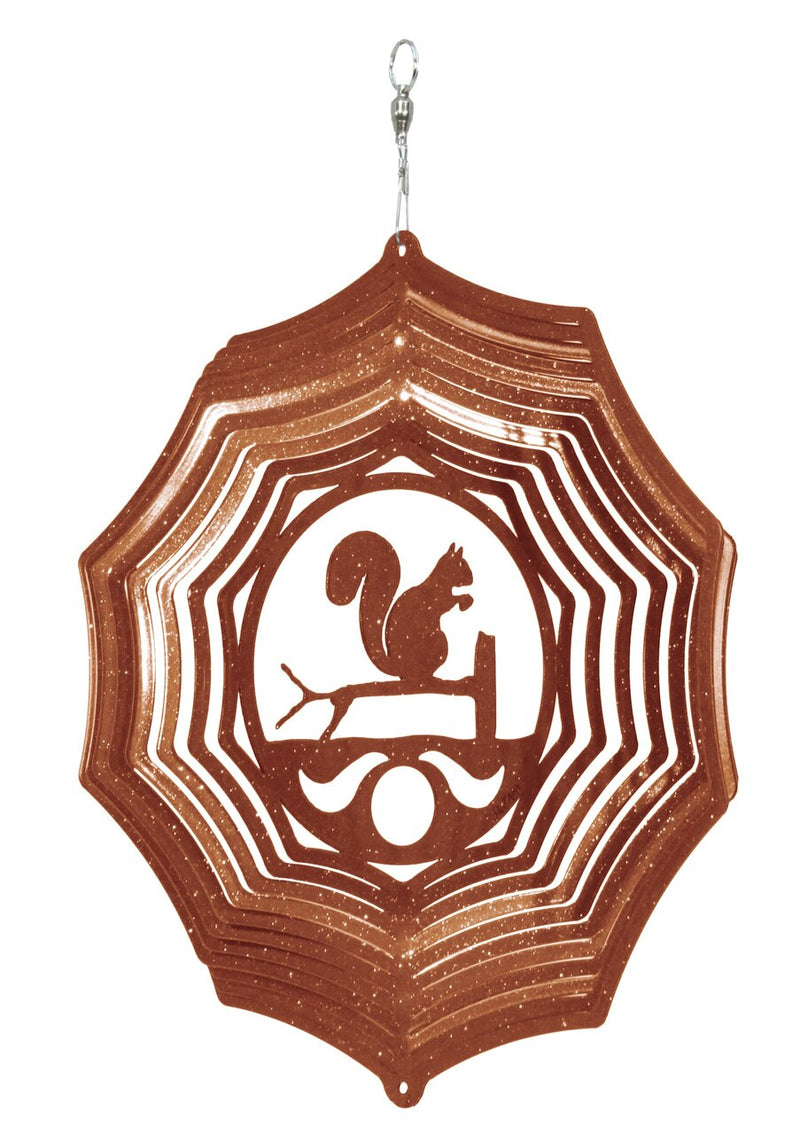 Squirrel Design Metal Wind Spinner