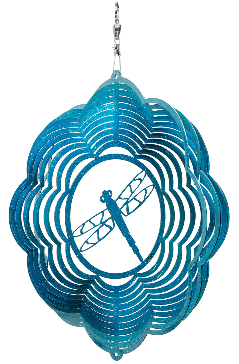 Dragonfly Design Metal Wind Spinner