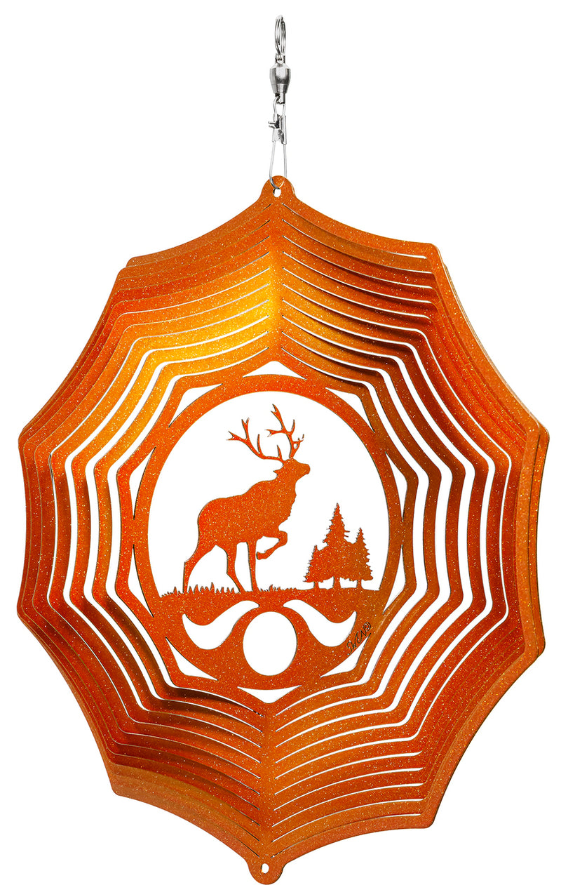 Elk Design Metal Wind Spinner