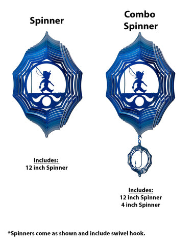 Fisher Boy Metal Wind Spinner