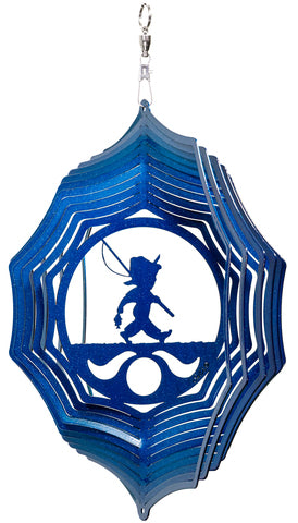 Fisher Boy Metal Wind Spinner