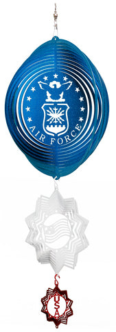 Air Force Design Metal Wind Spinner