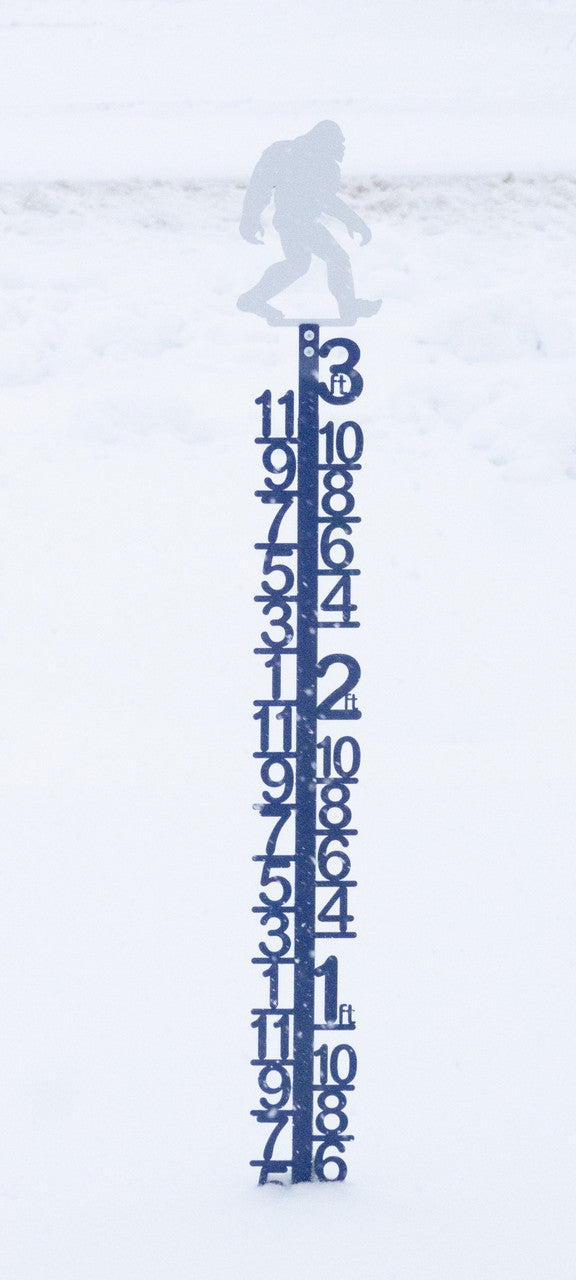 3 Foot Big Foot Snow Gauge Metal Yard Stake