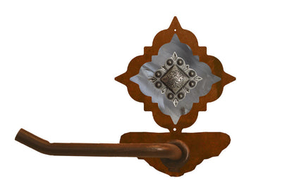 Diamond Silver Concho Tissue Holder