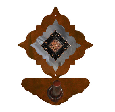 Diamond Copper Concho Robe Hook