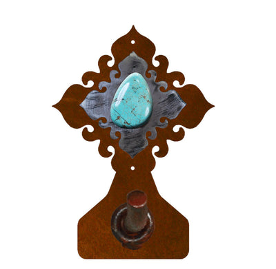 Turquoise Stone Robe Hook