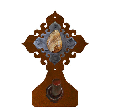Picture Jasper Stone Robe Hook