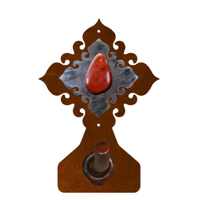 Red Jasper Stone Robe Hook