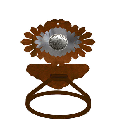 Sun Burst Concho Towel Ring