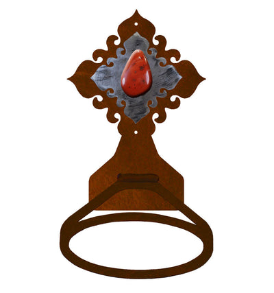 Red Jasper Stone Towel Ring