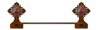 Red Jasper Stone 18 Inch Hand Towel Bar