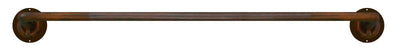 Rustic Metal Circle 27" Towel Bar