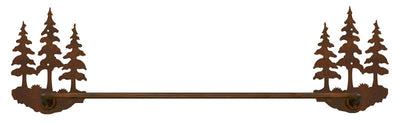 Triple Pine Tree 27" Towel Bar