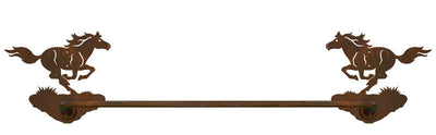 Wild Horse Design 27" Towel Bar