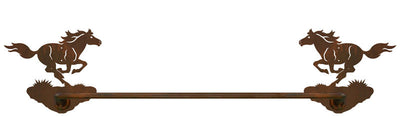 Wild Horse Design 27" Towel Bar