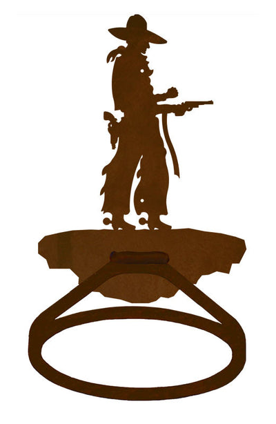 Pistol Cowboy Towel Ring