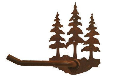 Triple Pine Tree Design Tissue Holder