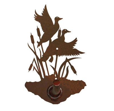 Ducks with Cattails Robe Hook