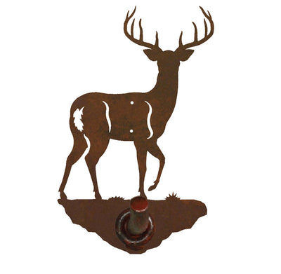 White Tail Deer Design Robe Hook