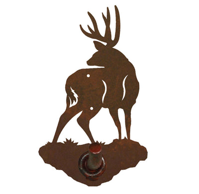 Mule Deer Design Robe Hook