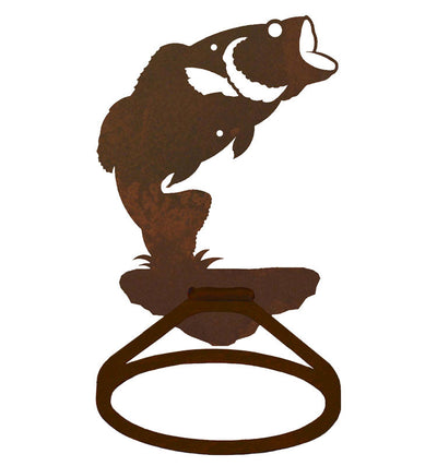 Largemouth Bass Design Towel Ring