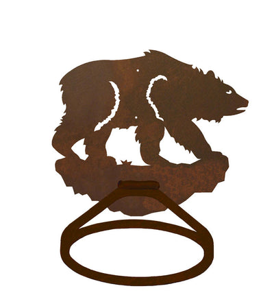 Brown Bear Towel Ring