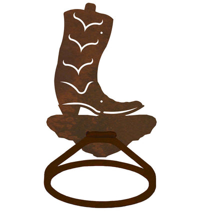 Cowboy Boot Towel Ring