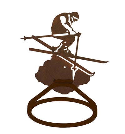 Skier Towel Ring