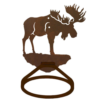 Bull Moose Towel Ring