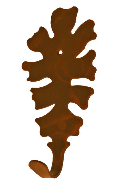 Oak Leaf Single Metal Wall Hook