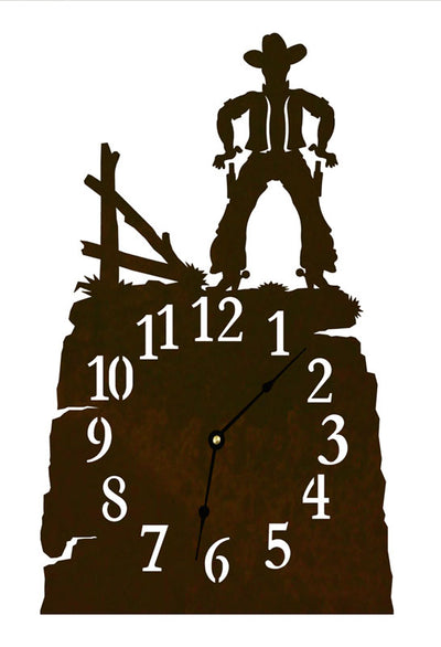 Cowboy Table Clock