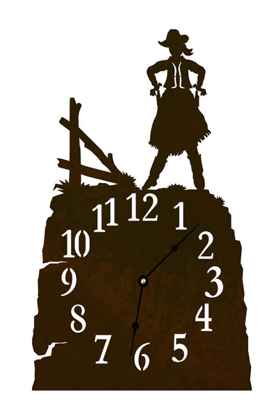 Cowgirl Table Clock